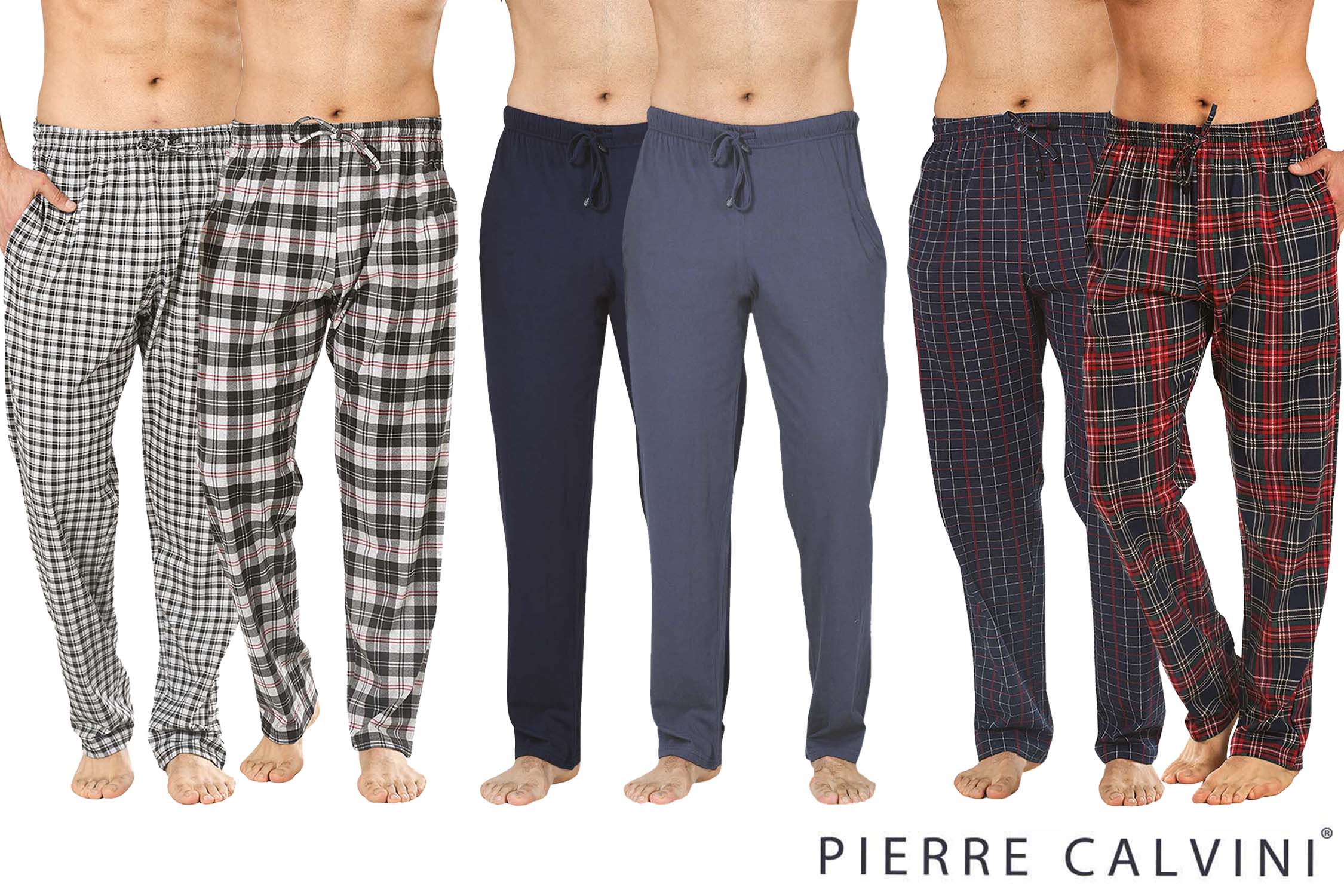 steenkool pit plein 2pk Pierre Calvini Pyjama broeken – Diverse kleuren en maten – Commerce  Shopping